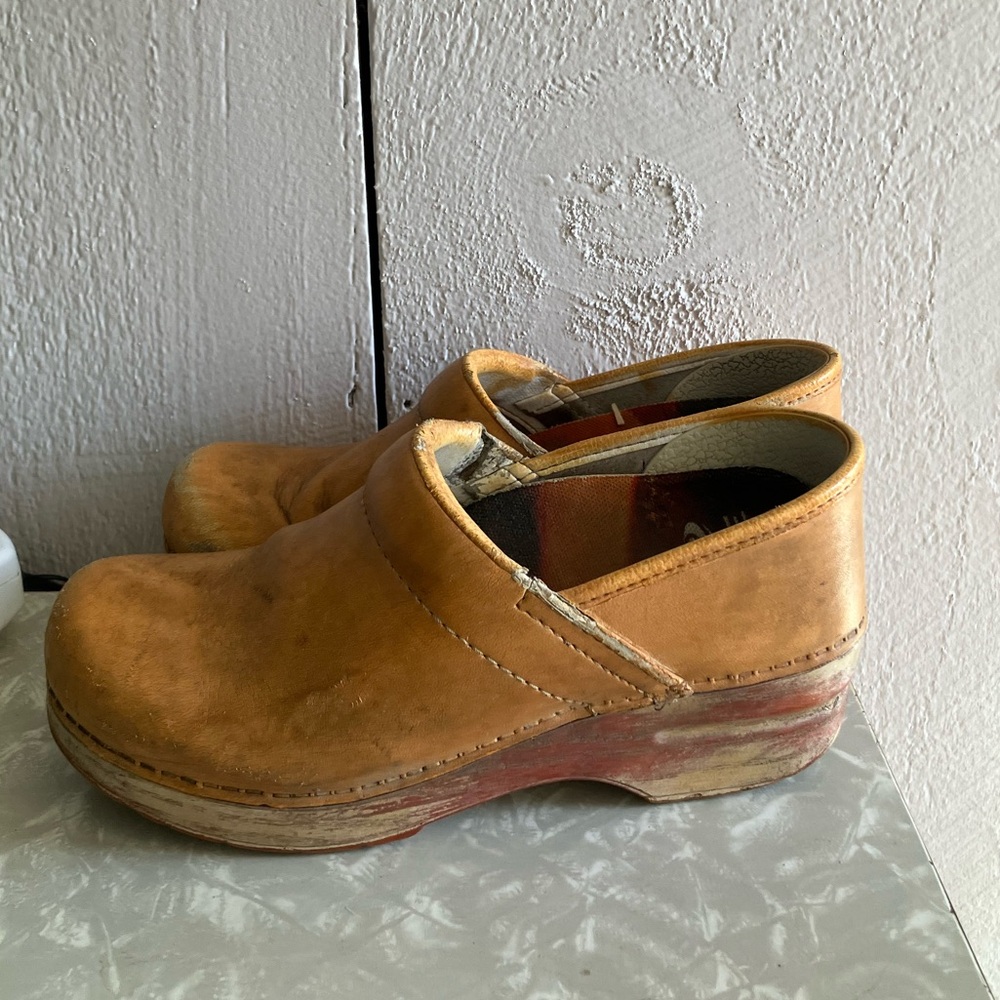 Honey Dansko Clogs - Picture 2 of 7